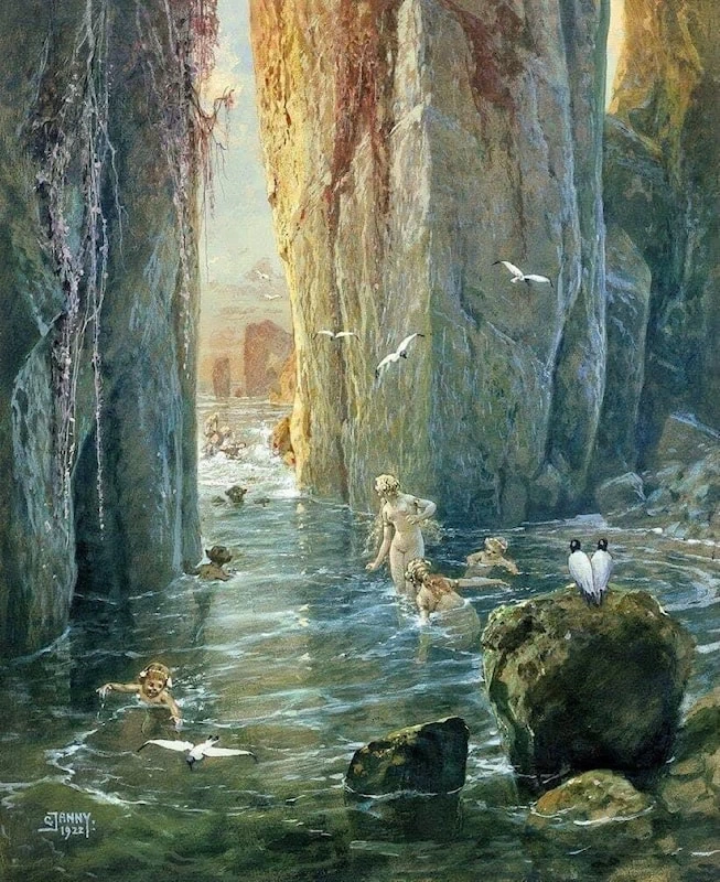Menadi al bagno, 1922